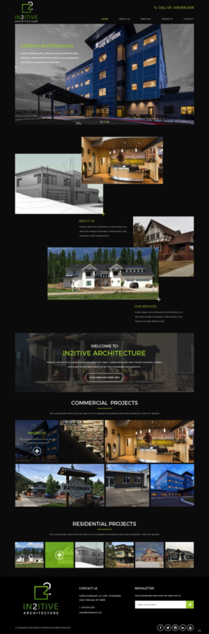 Web Design by pb for In2itive Architecture | Design: #19182183
