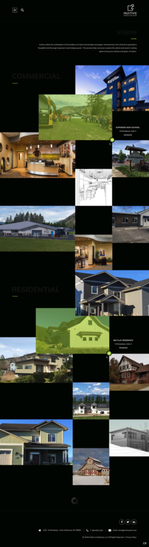 Web Design by pb for In2itive Architecture | Design: #19182192