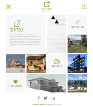 Web Design by rightway for In2itive Architecture | Design: #19167027