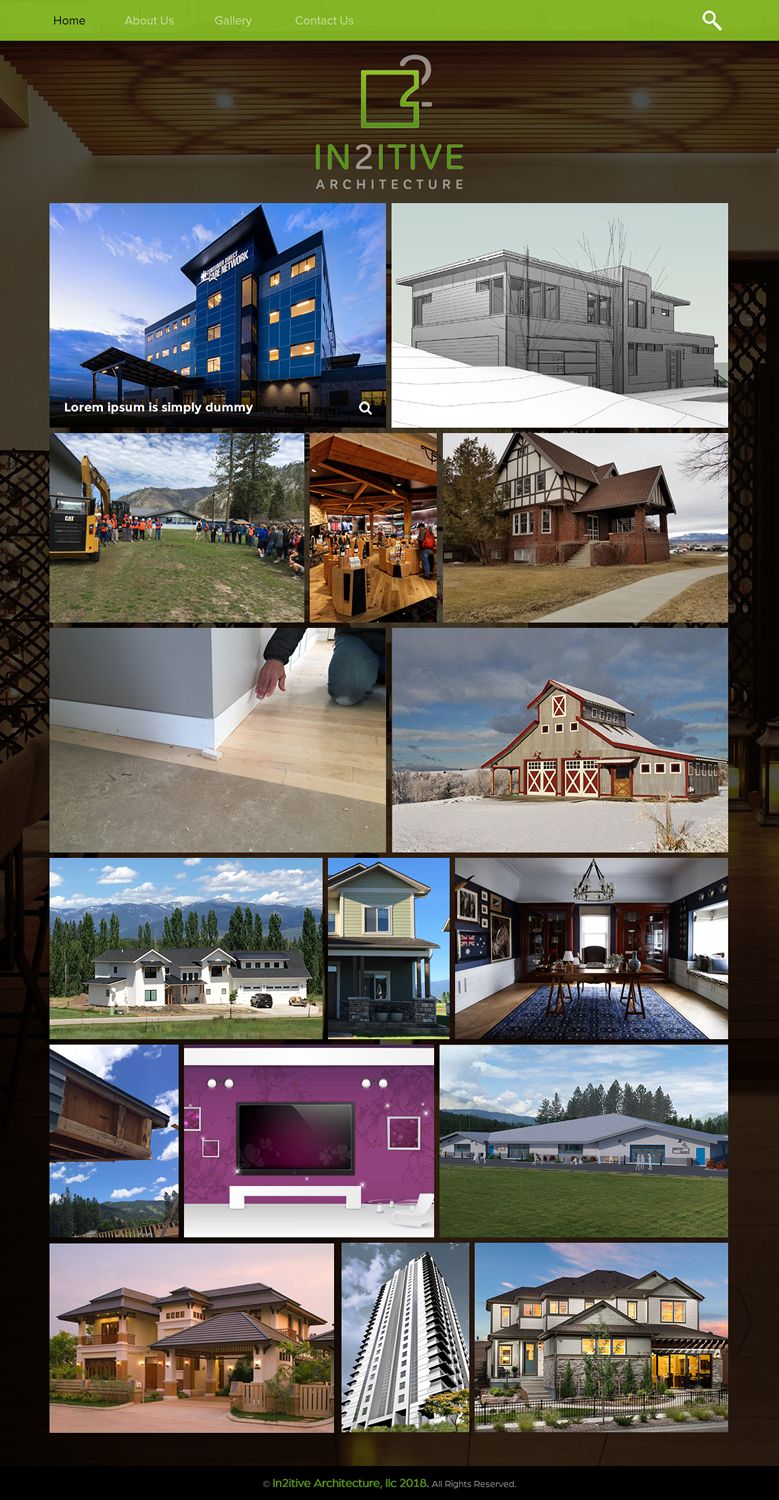Web Design by rightway for In2itive Architecture | Design #19167028