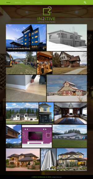 Web Design by rightway for In2itive Architecture | Design: #19167028