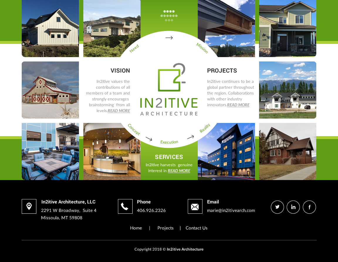 Diseño Web por rightway para In2itive Architecture | Diseño #19167031
