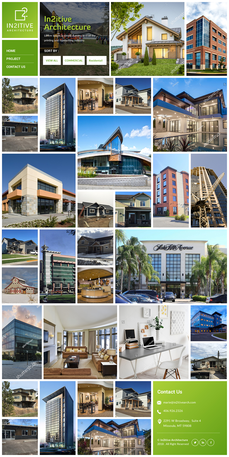 Diseño Web por rightway para In2itive Architecture | Diseño #19167045