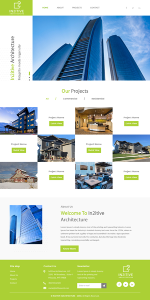 Web Design by rightway for In2itive Architecture | Design: #19167058