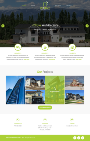 Web Design by rightway for In2itive Architecture | Design: #19167059