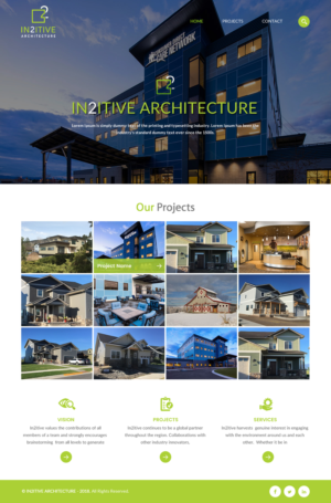 Web Design by rightway for In2itive Architecture | Design: #19183030