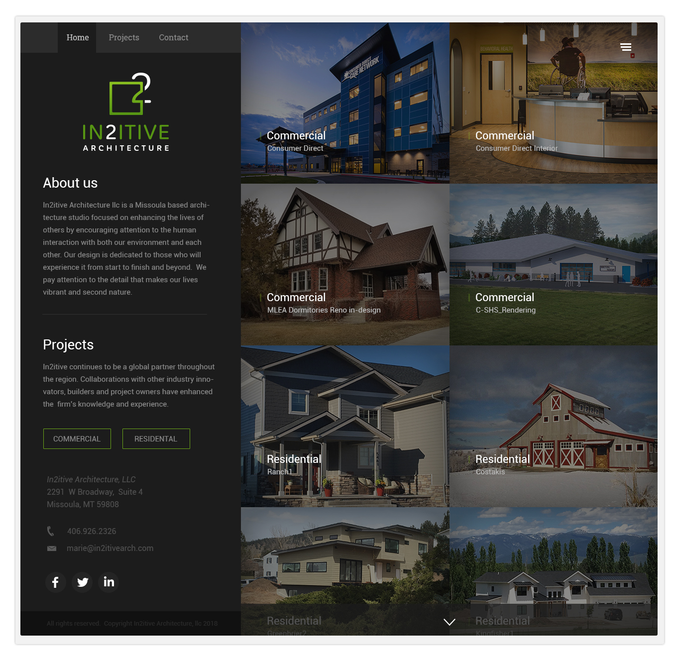 Web Design by PD Studios for In2itive Architecture | Design #19166261