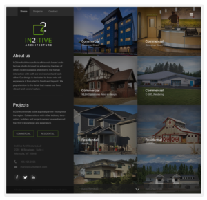 Web Design by primarydesigner2k9 for In2itive Architecture | Design #19166261