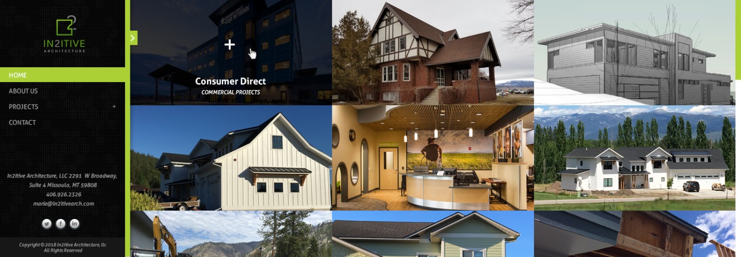 Web Design by Senthil Kumaar V for In2itive Architecture | Design #19160955