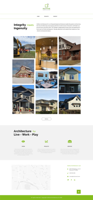 Web Design by Niel Kenneth for In2itive Architecture | Design #19172128
