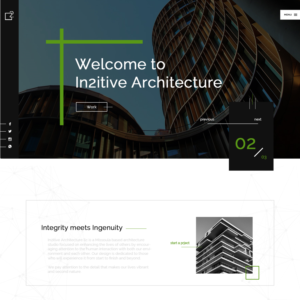 Web Design by andy 12 for In2itive Architecture | Design #19177639