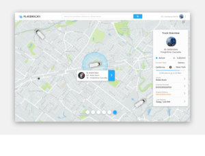 GPS Fleet Management web application design | Diseño de aplicación (App) por mxv.design