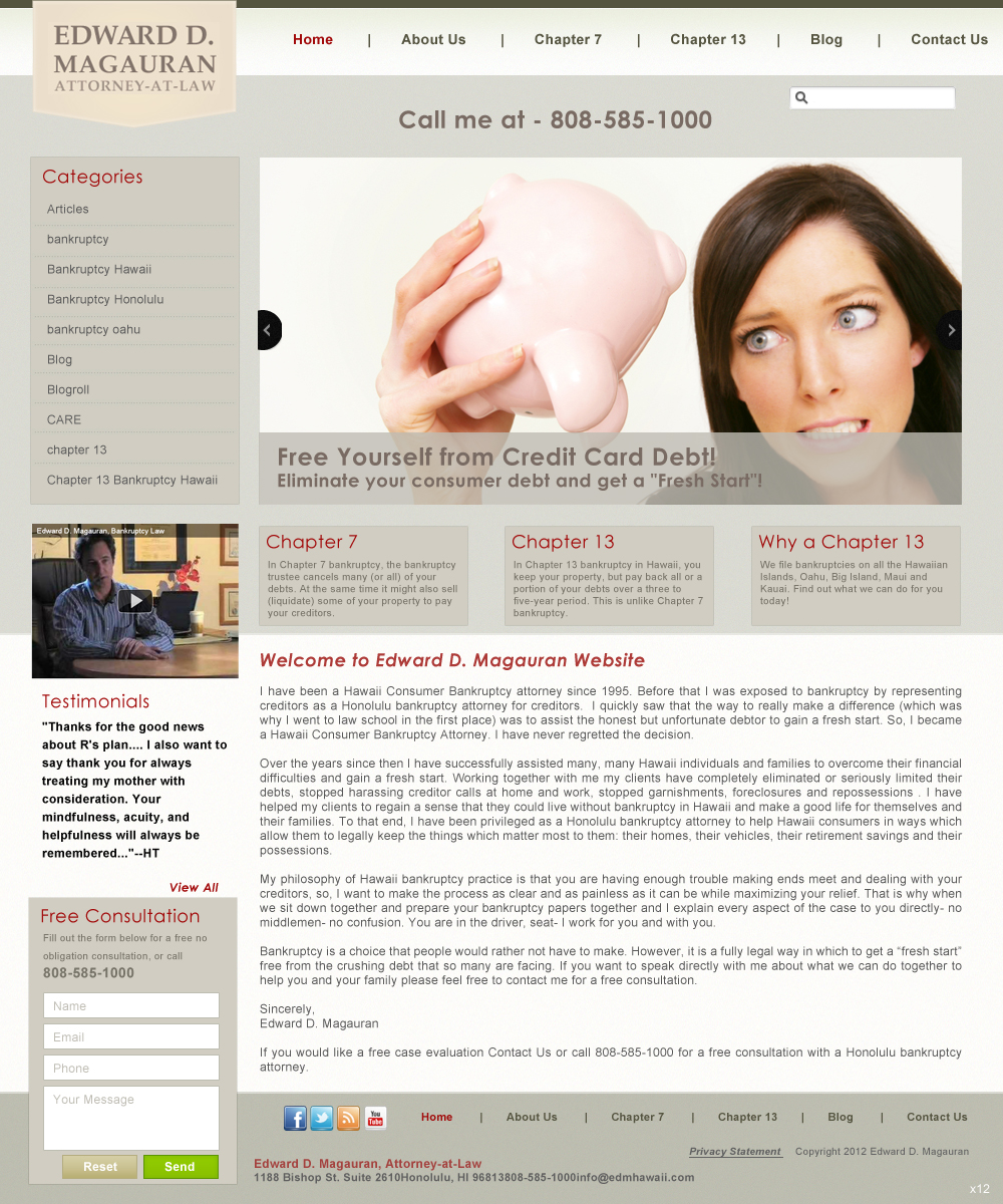 Web Design by pb for this project | Design #606477