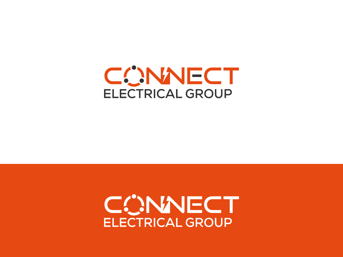 Logo Design by Slant Line Media for CONNECT ELECTRICAL GROUP PTY LTD | Design #16462115