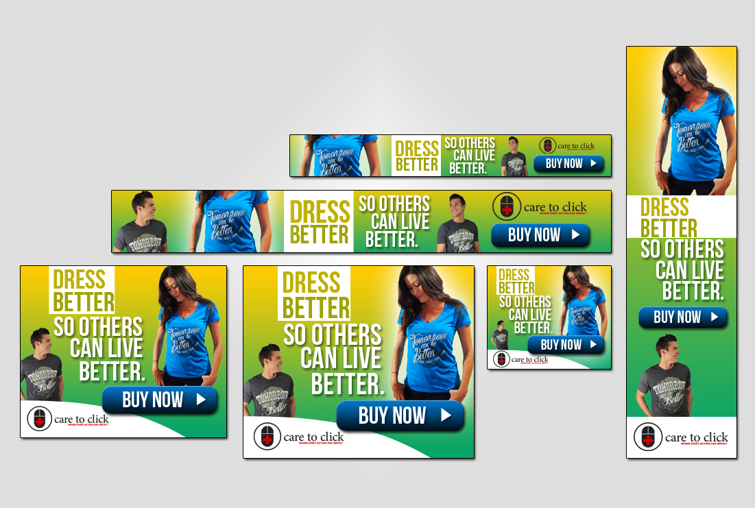 Banner Ad Design by ketoprofen for Care to Click, LLC | Design #2651726