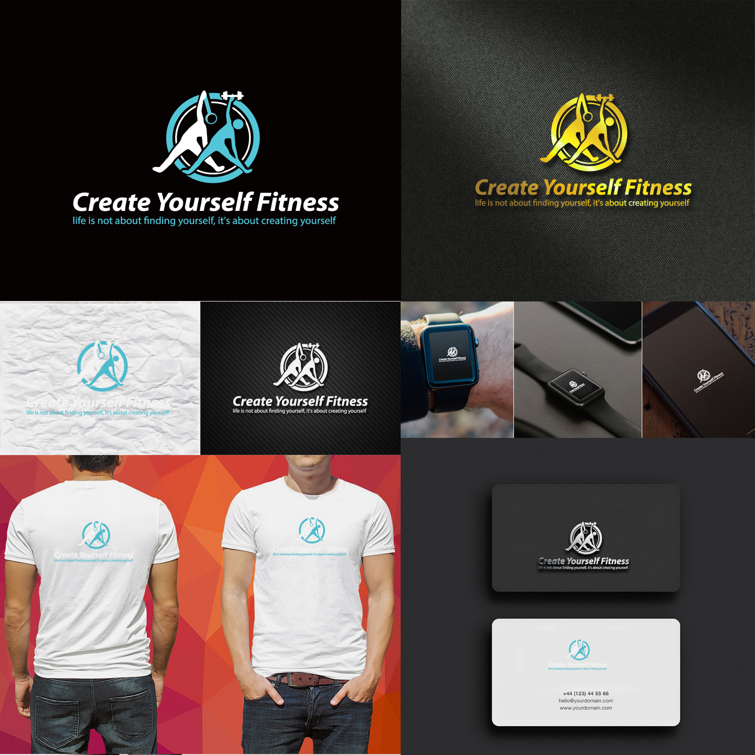 Diseño de Logo por maha 4 para Create Yourself Fitness | Diseño #16343834