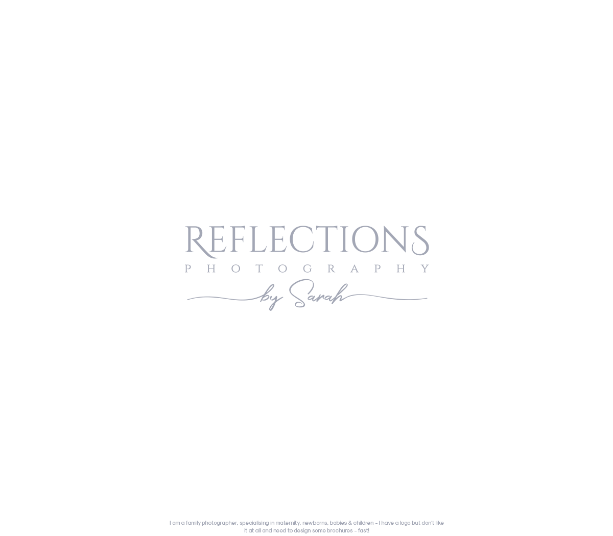 Logo Design by GBDESIGN for Reflections by Sarah Pty Ltd | Design #16337278
