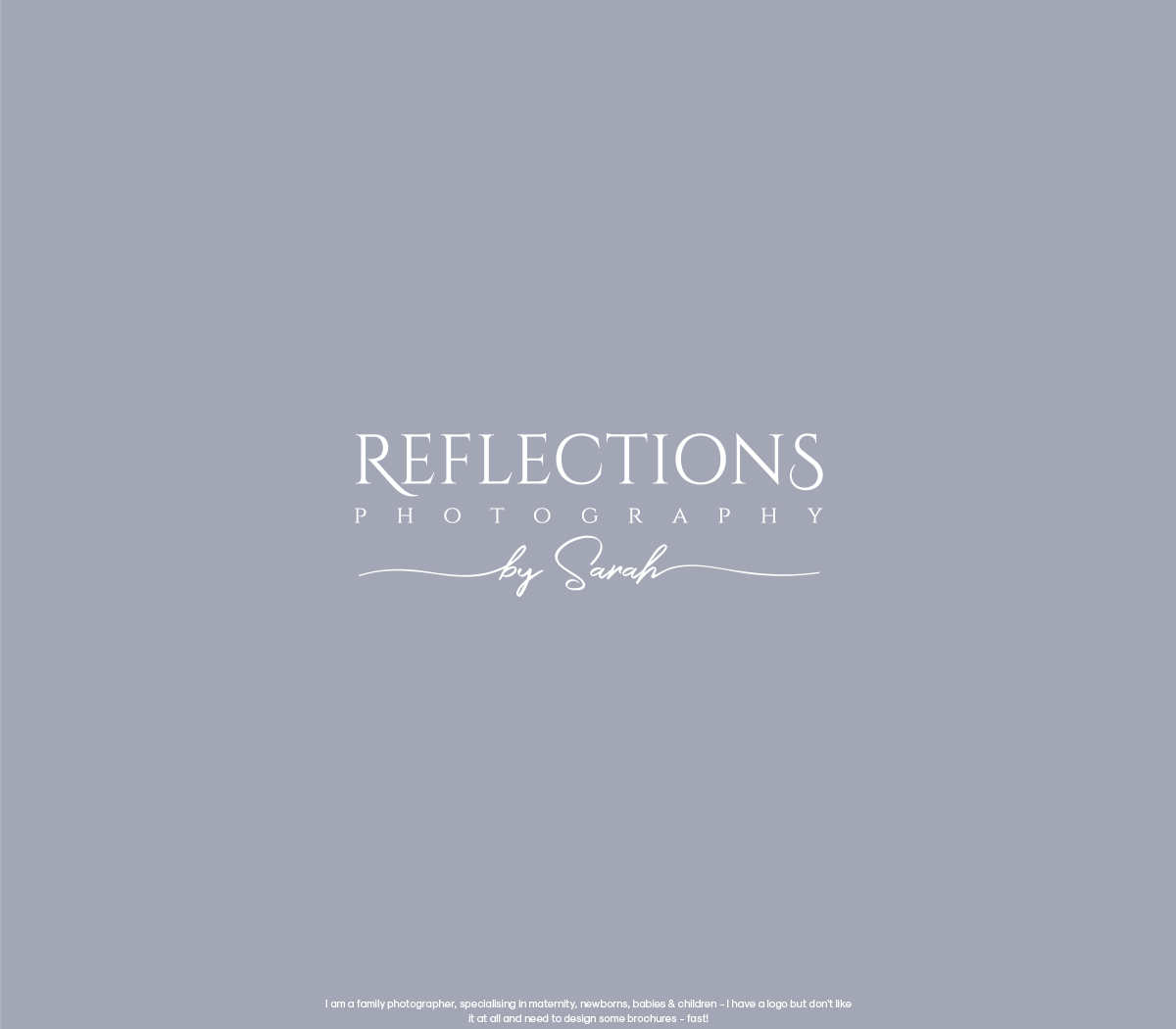 Logo Design by GBDESIGN for Reflections by Sarah Pty Ltd | Design #16337279