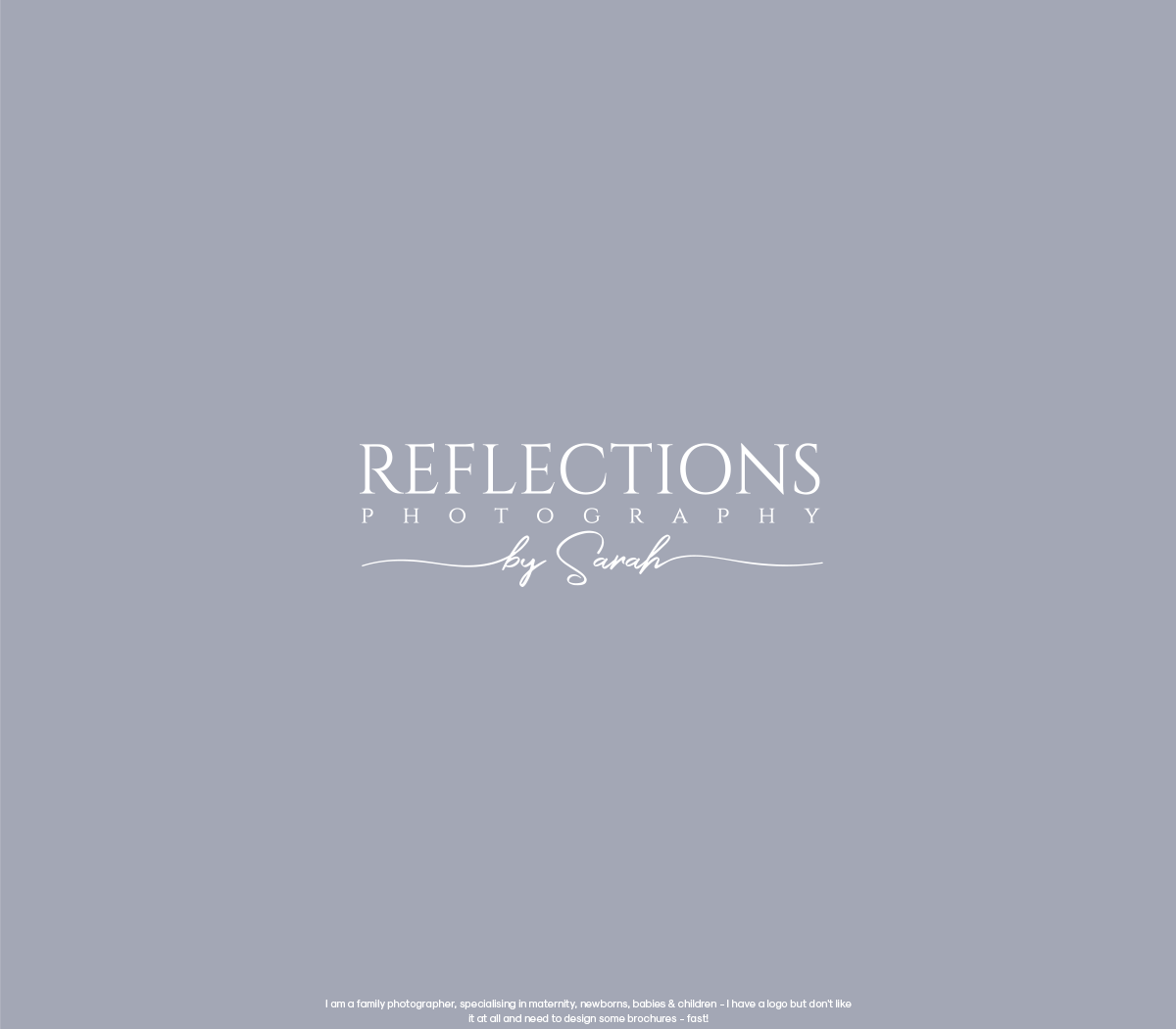 Logo Design by GBDESIGN for Reflections by Sarah Pty Ltd | Design #16337328