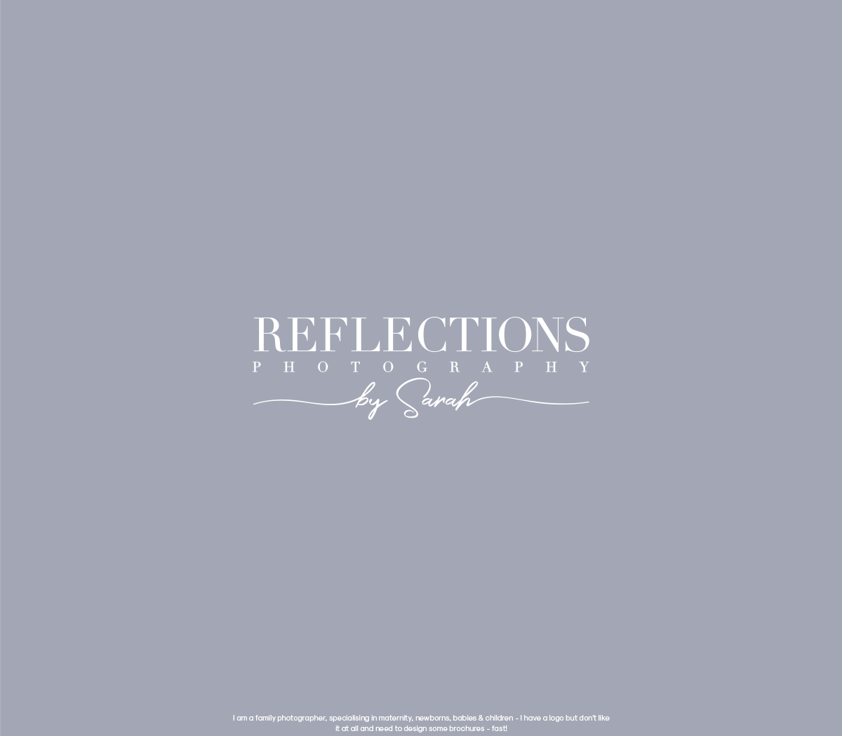 Logo Design by GBDESIGN for Reflections by Sarah Pty Ltd | Design #16343811