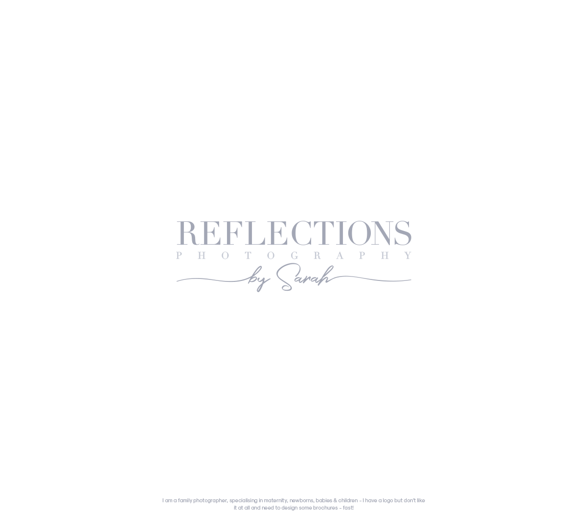 Logo Design by GBDESIGN for Reflections by Sarah Pty Ltd | Design #16347724