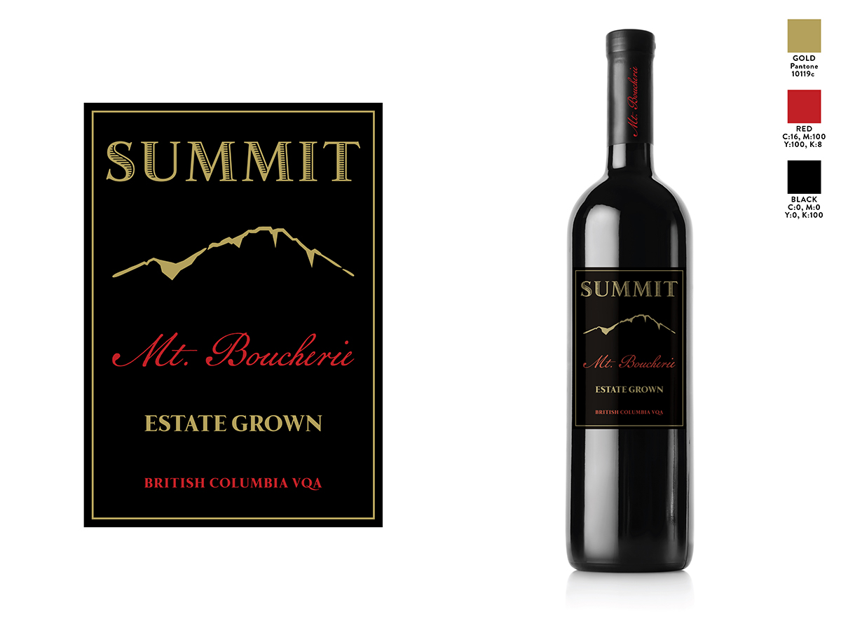 Packaging Design by brianritterdesign for Mt. Boucherie | Design #16472113