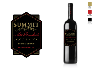 Packaging Design by brianritterdesign for Mt. Boucherie | Design #16484302