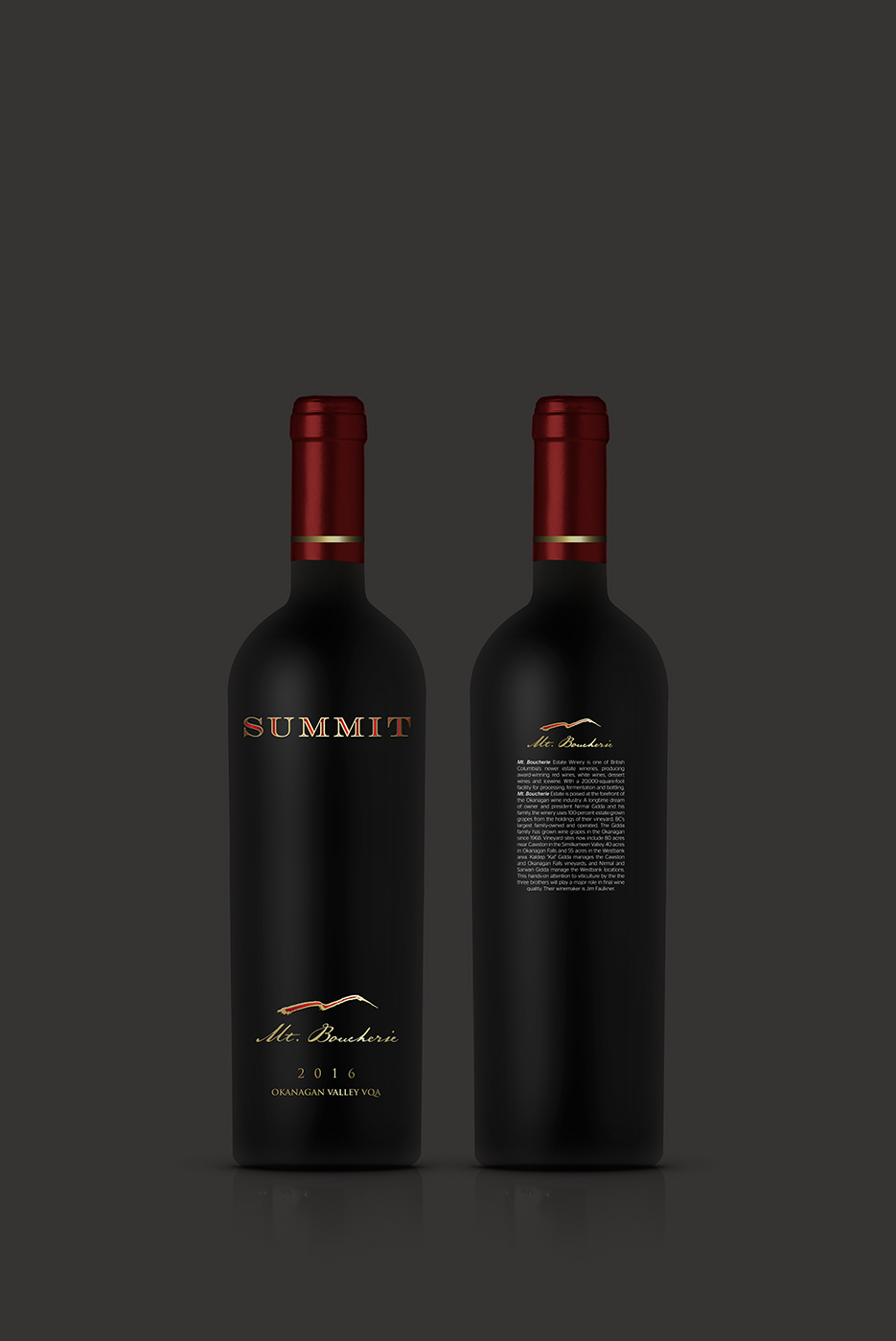 Packaging Design by Shark1 for Mt. Boucherie | Design #16511244