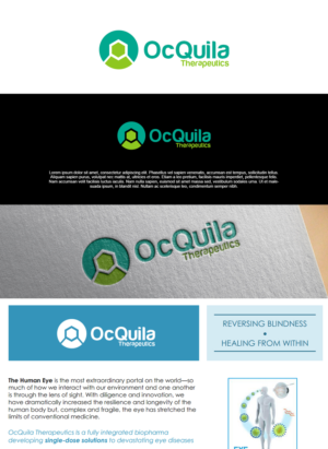 Logo Design by pixelgrapix for OcQuila Therapeutics | Design: #16634893