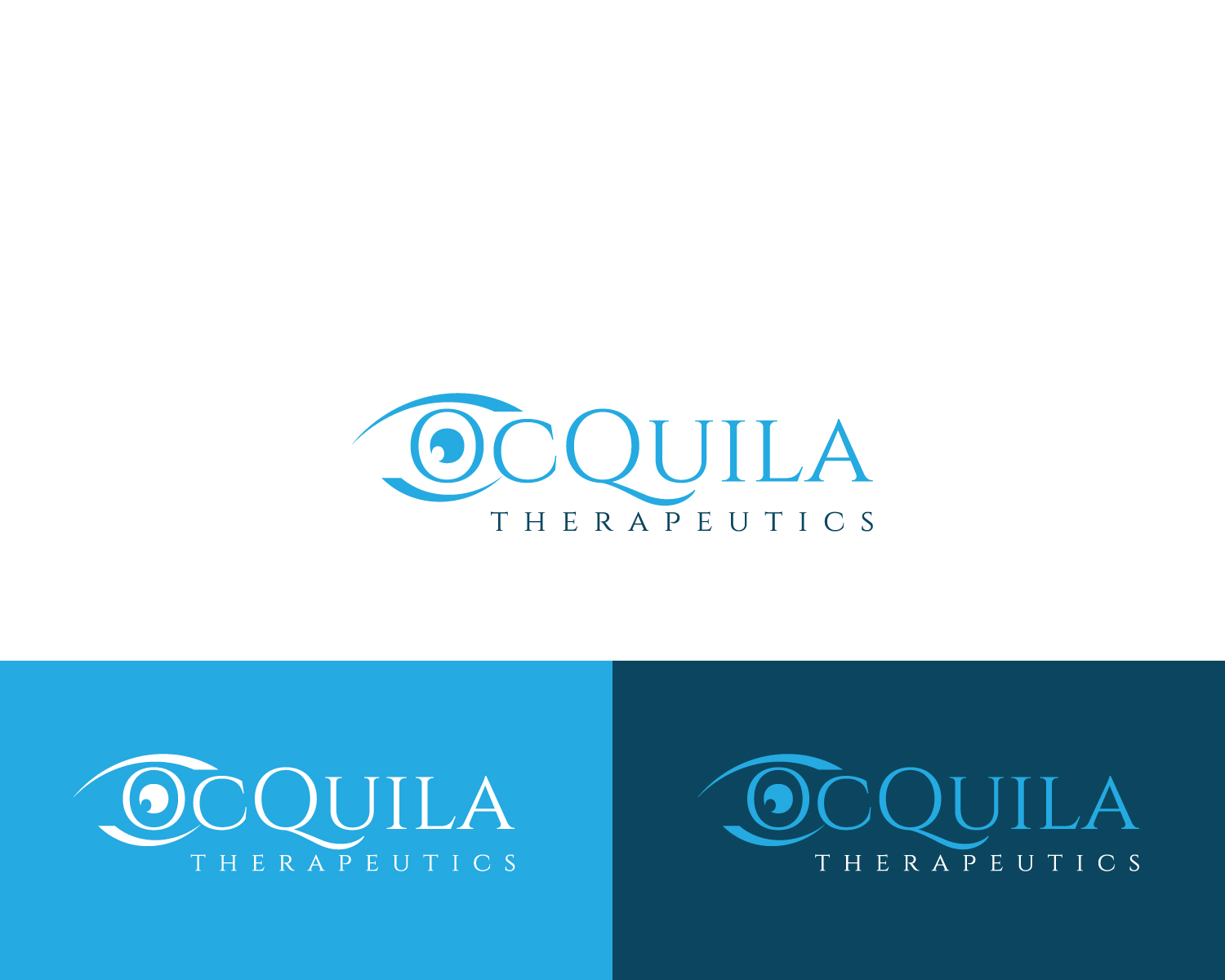 Logo Design by Atec for OcQuila Therapeutics | Design #16377662