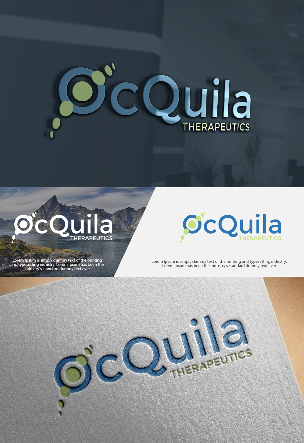 Logo Design by :) for OcQuila Therapeutics | Design: #16389259