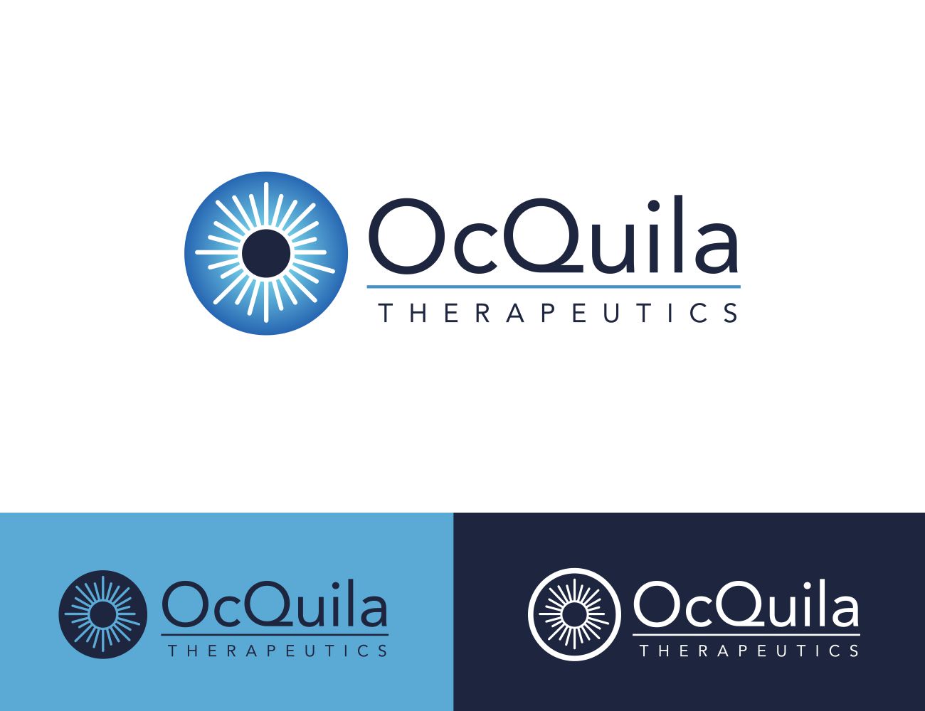Logo Design by MOH Studio for OcQuila Therapeutics | Design #16376854