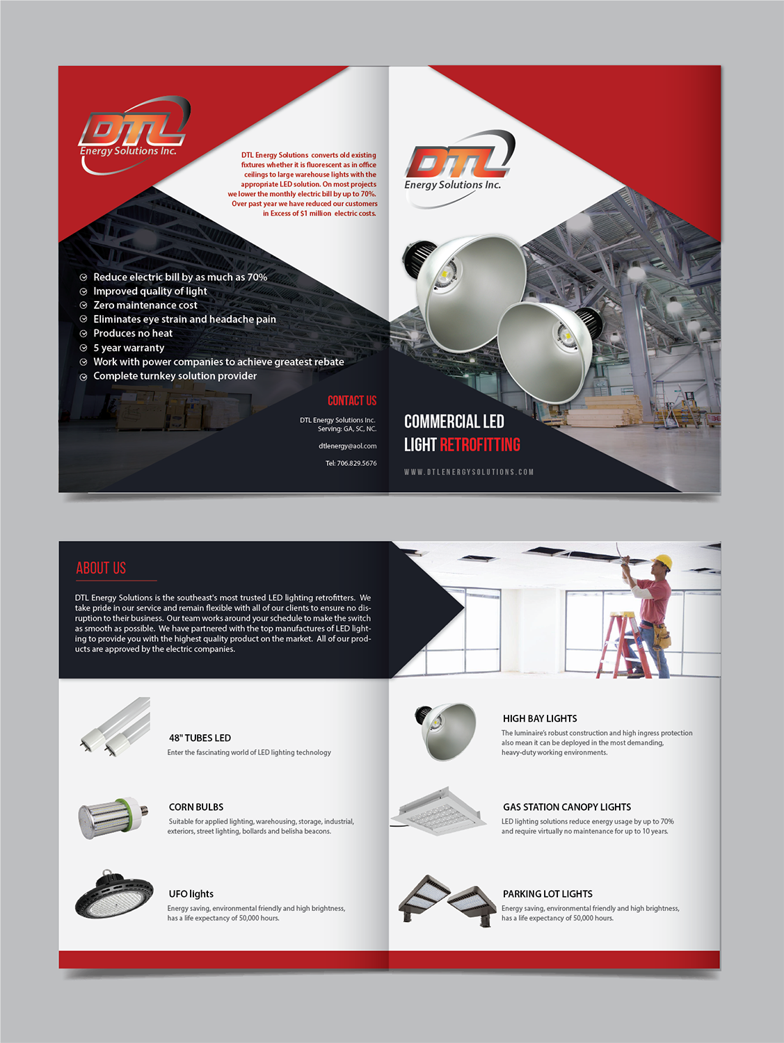 Flyer Design by alex989 for DTL Energy Solutions Inc. | Design #16390397