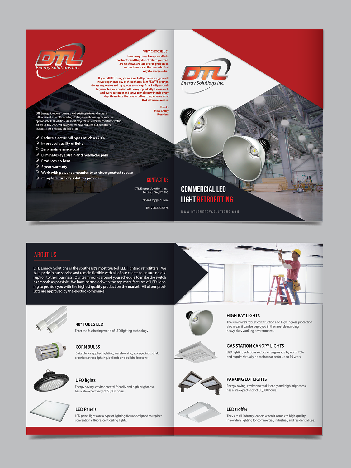 Flyer Design by alex989 for DTL Energy Solutions Inc. | Design #16404575