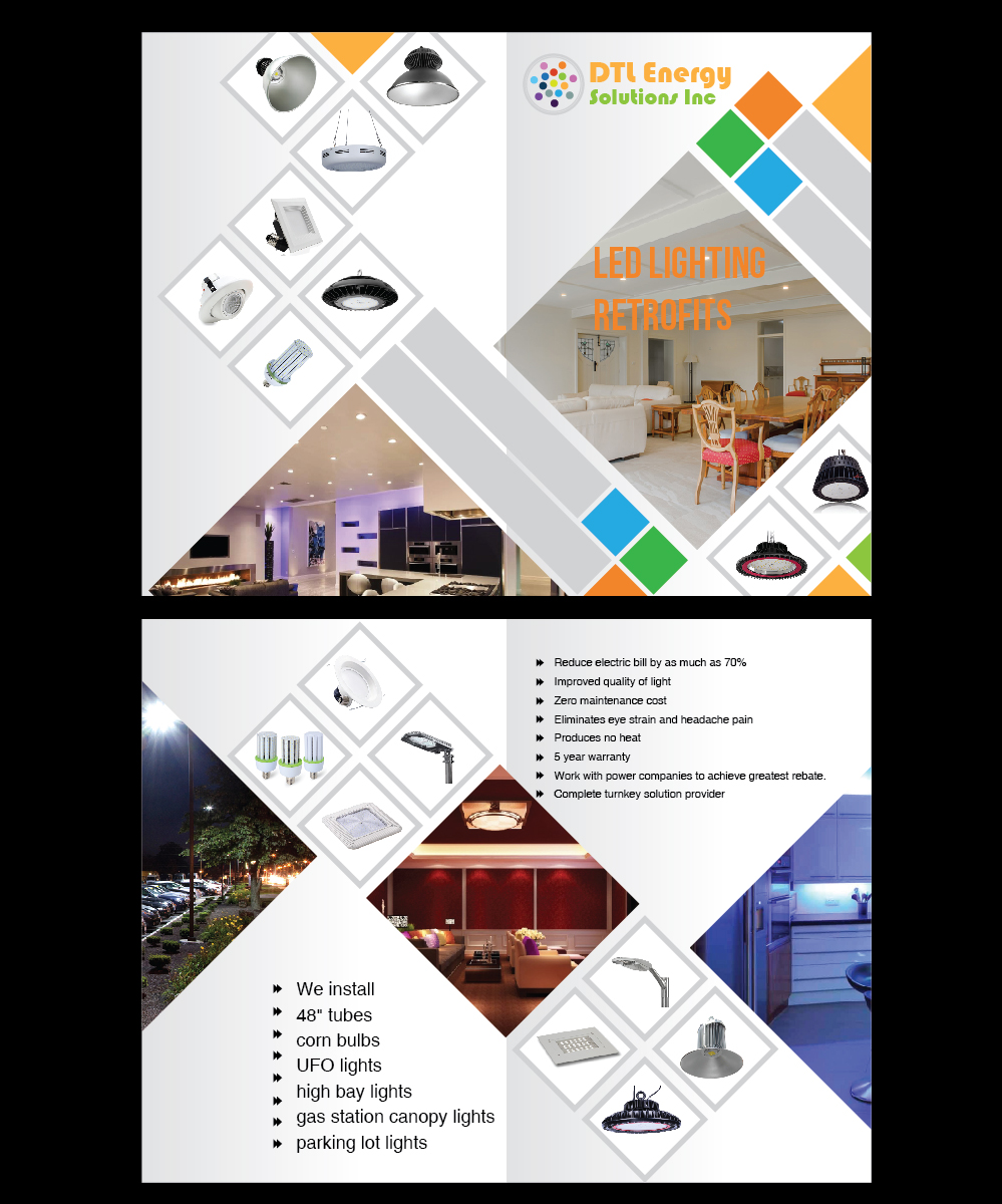 Flyer Design by Deziners Zone for DTL Energy Solutions Inc. | Design #16361977