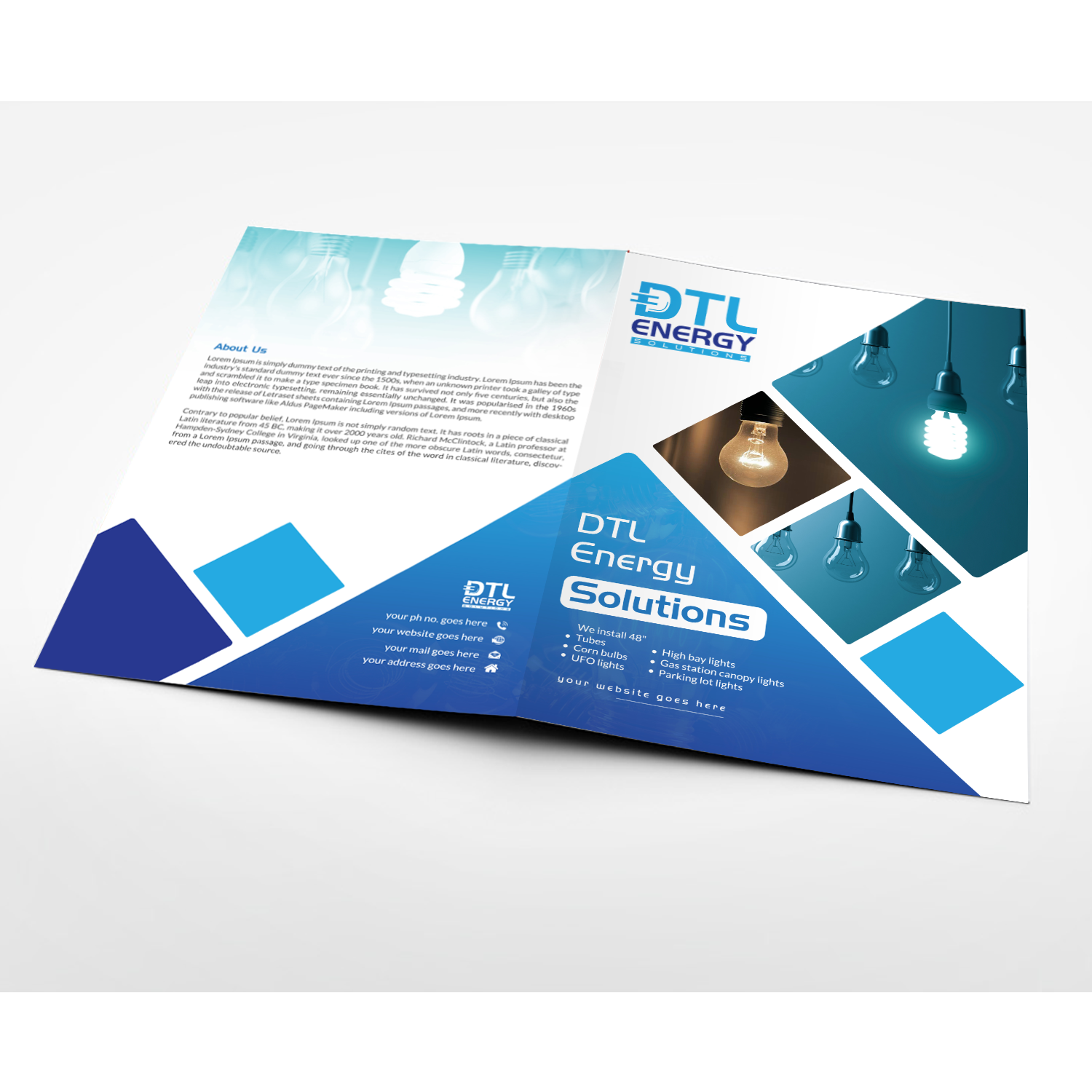 Flyer Design by creative.bugs for DTL Energy Solutions Inc. | Design #16364426