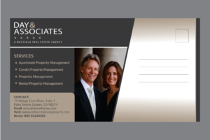 Design de Carte Postale par Deziners Zone pour Day & Associates | Design : #16337098