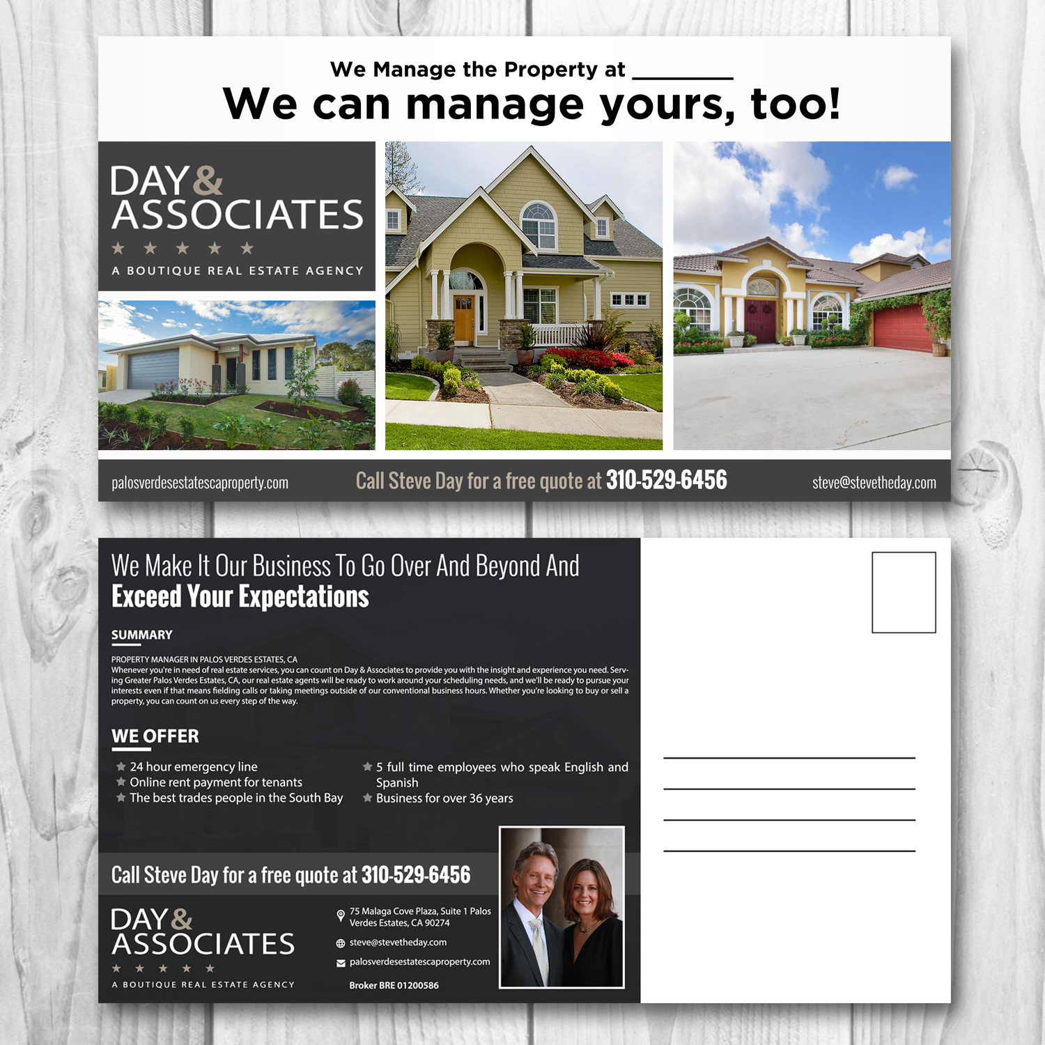 Design de Carte Postale par aspiremedia pour Day & Associates | Design #16337161