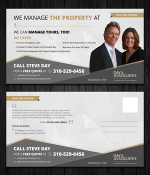 Design de Carte Postale par OwnDesign pour Day & Associates | Design : #16337864
