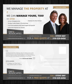 Design de Carte Postale par OwnDesign pour Day & Associates | Design : #16338121