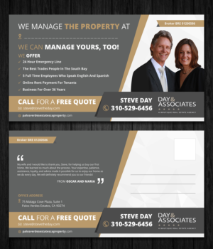 Design de Carte Postale par OwnDesign pour Day & Associates | Design : #16338348