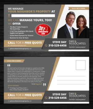Design de Carte Postale par OwnDesign pour Day & Associates | Design : #16378752