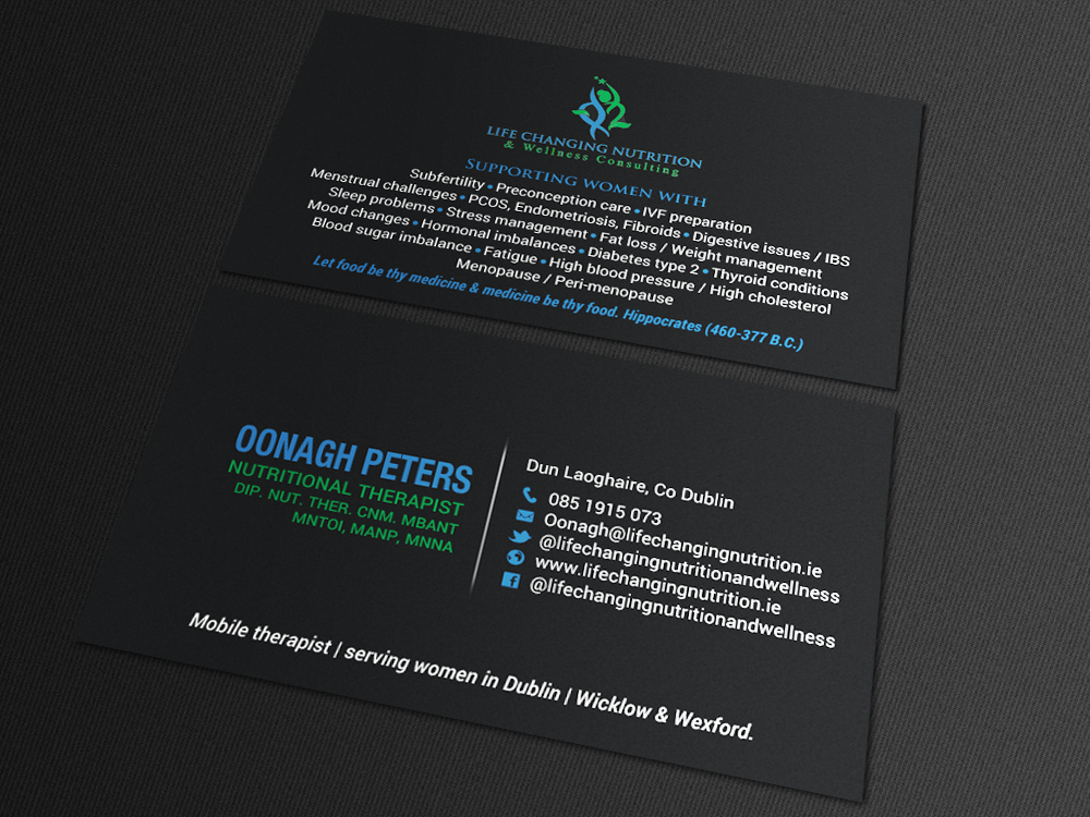 Diseño de Tarjeta de Presentación por chandrayaan.creative para este proyecto | Diseño #16340248