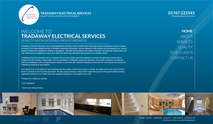 Wordpress Design by Black Stallions Impressive Solutions for Treadaway Electrical Services | Design #2657714