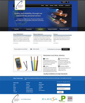 Premier Electrical Services Website | Design Wordpress par Graphicsbox