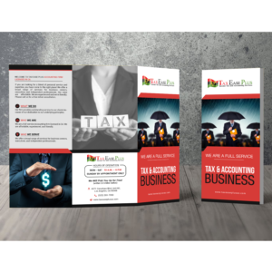 Design de Brochure par creative.bugs pour Tax Ease Plus Accounting Services | Design : #16358620