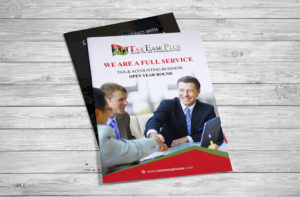 Design de Brochure par ecorokerz pour Tax Ease Plus Accounting Services | Design : #16361208