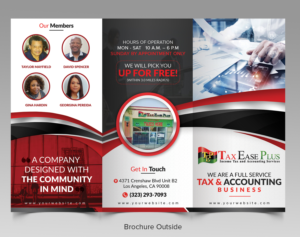 Broschüren-Design von SD WEBCREATION für Tax Ease Plus Accounting Services | Design #16353761