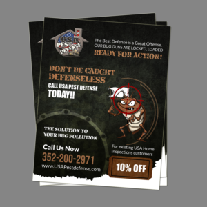 new USA Pest Defense Flyer 8.5"x11"