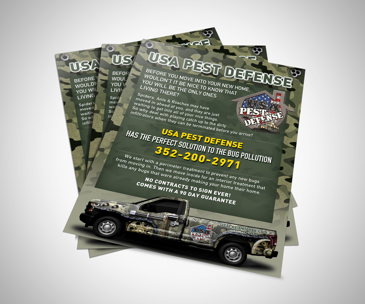 Flyer Design by neboica for USA Home Inspections | Design #16336278